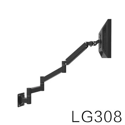 Ультрадлинный держатель монитора LG308 удлиненный настенный механический для ЖК