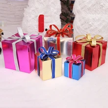 5 pcs/set Christmas Box Xmas Tree Decorations,Christmas Eve Gift Bag Storage Boxes,Christmas Wrapping Paper Present Packing Box