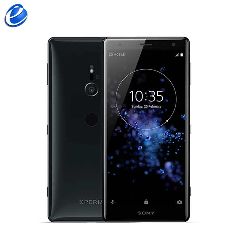 Смартфон sony Xperia XZ2 с двумя sim-картами H8296, разблокированный ОЗУ, 6 Гб ПЗУ, 64 ГБ, LTE, 5,7 дюйма, Android, четыре ядра, сканер отпечатков пальцев