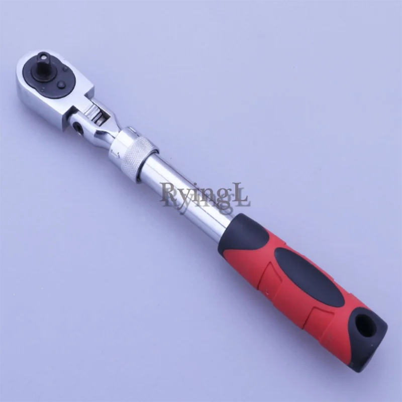 

72 Teeth Torque Ratchet Wrench 1/2" 3/8" 1/4" Allen Key Length Telescopic Socket Wrench For Auto Car Repair Tool Hand Tools