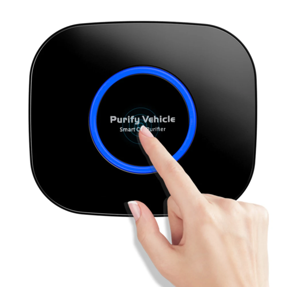 

Intelligent Car Indoor Desktop Office Air Purifier Auto Air Cleaner With Adapter Air Freshener Remove Odor Smell Bacteria