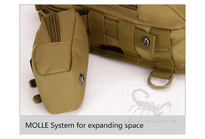 IDOGEAR Тактический Слинг сумки пакет небольшой EDC Molle открытый Ровер слинг рюкзак Водонепроницаемый грудь рюкзаки четыре способа Сумка BG3505