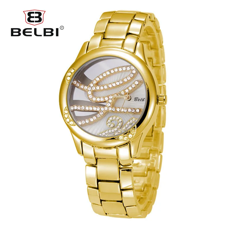 

BELBI 2018 Watch Women Bracelet Ladies Watch With Rhinestones Clock Womens Fashion Dress Wristwatch Relogio Feminino
