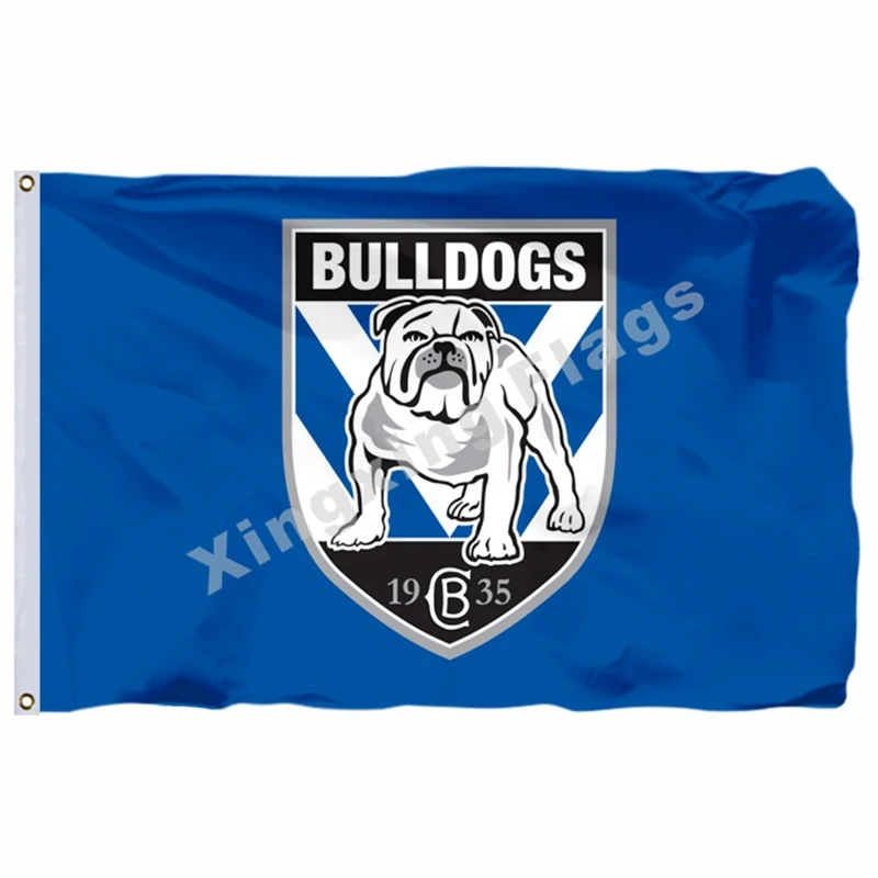 Canterbury Bankstown Bulldogs Flag 3ft X 5ft National Rugby League NRL
