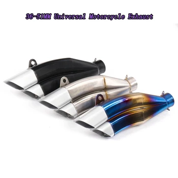 

Universal 36-51mm Motorcycle exhaust Modified Scooter Exhaust Muffle GY6 for HONDA R1 R3 R6 FZ6 ATV Dirt bike exhaust