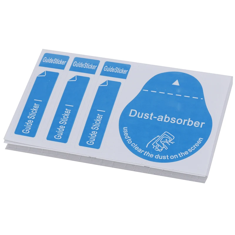 Cell phone dust absorber dedust 30Pcs sticker screen protectors wet dry