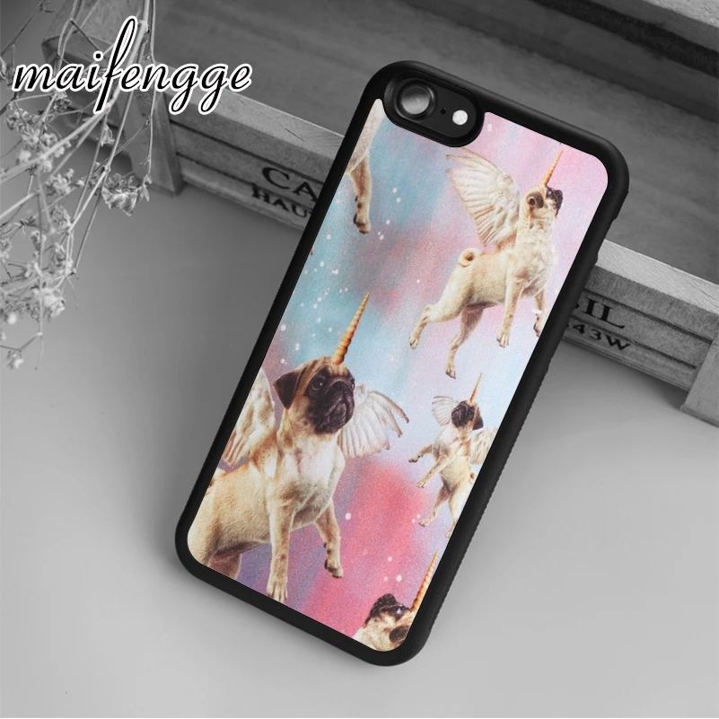 Maifengge чехол с единорогом для iPhone 5 6 6s 7 8 plus X XR XS max 11 12 Pro Samsung Galaxy S7edge S8 S9 S10 | Мобильные