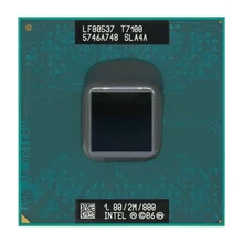 Intel cpu Ноутбук Core 2 Duo T7100 cpu 2M Разъем 479 кэш/1,8 ГГц/800/двухъядерный процессор ноутбука