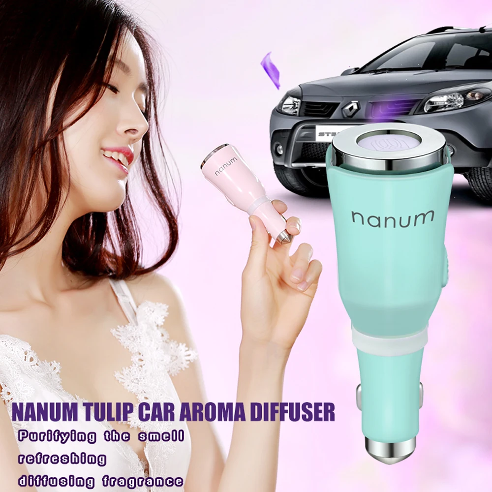 Автомобильный аромадиффузор Nanum Mini USB увлажнитель воздуха для ароматерапии