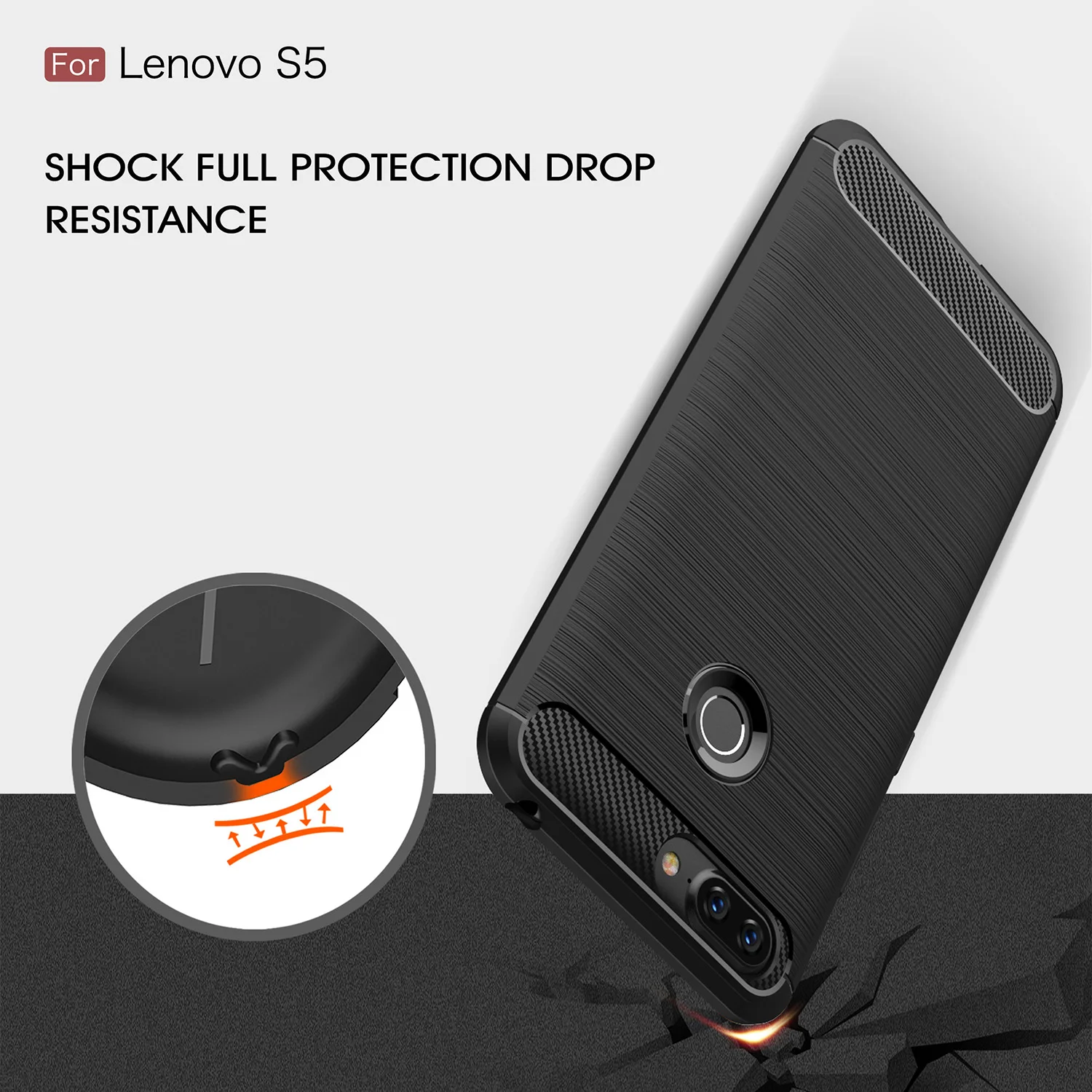 Чехол для Lenovo S5 5 7 &quotTPU силиконовый чехол ультра тонкий мягкий матовый телефона
