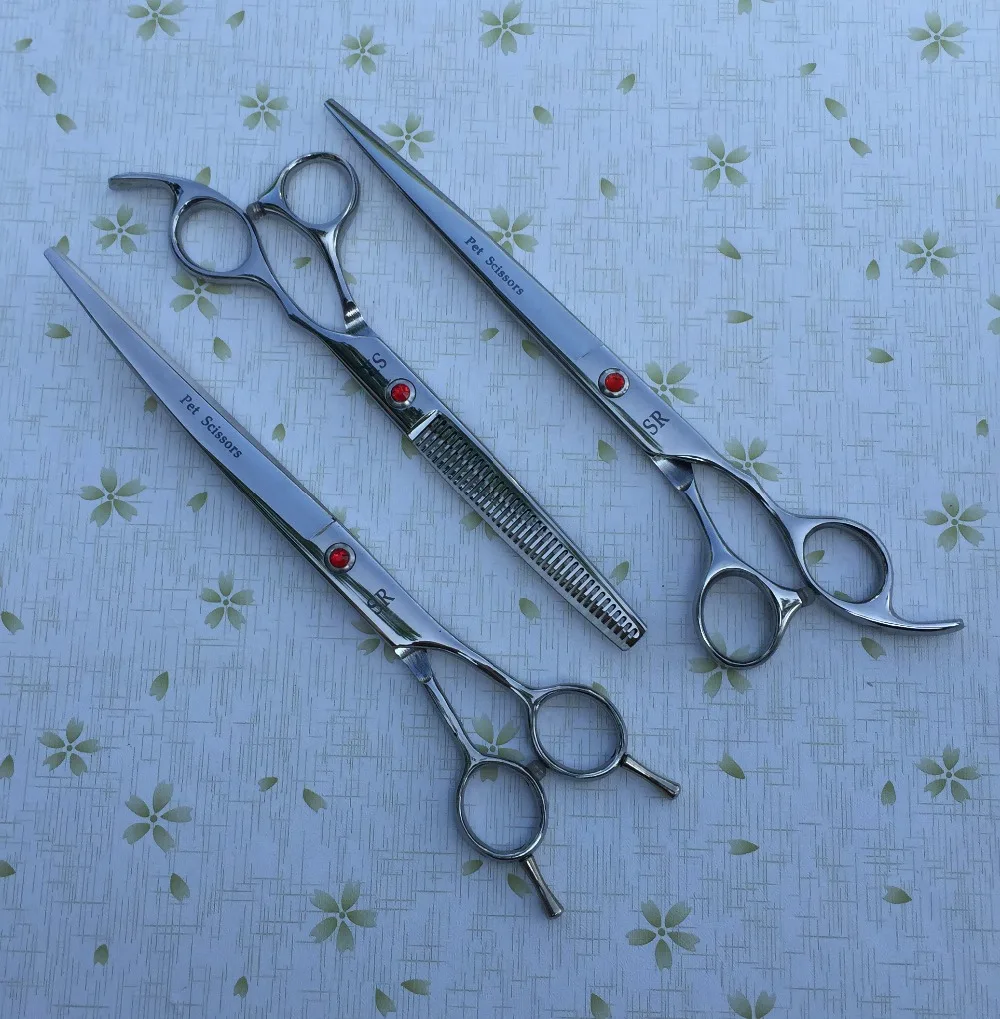 

SR-PET-011 Premium Sharp Edge Pet Dog Grooming Scissors Shears kit