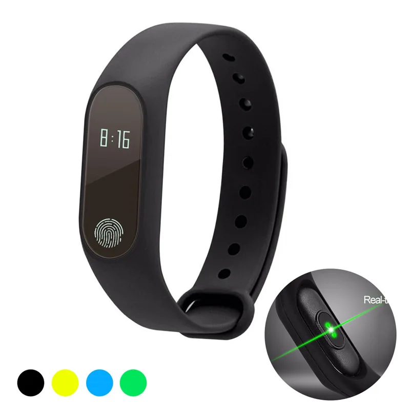 TapicRay Smart band Fitness Tracker Heart Rate Health Wristband Pedometer IP67 Waterproof Bracelet M2 For Android IOS | Электроника