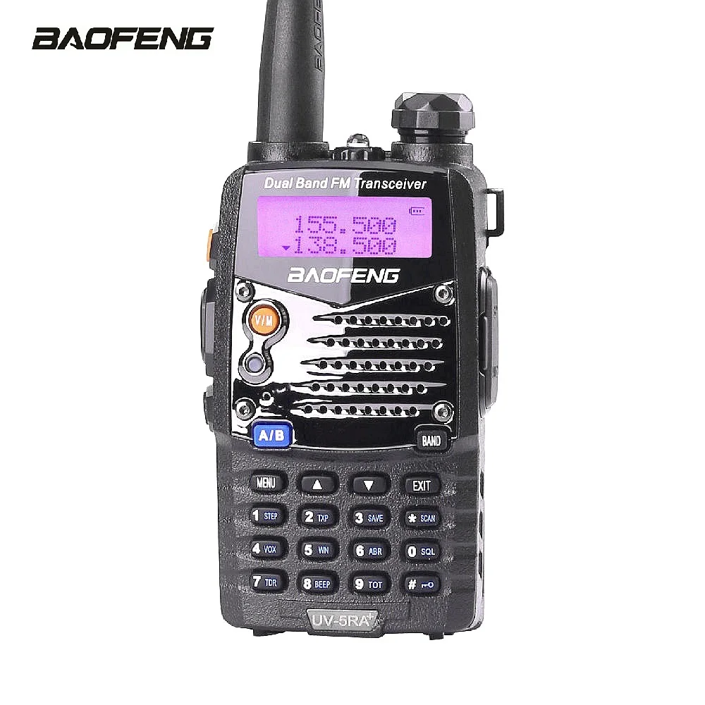 Рация BaoFeng UV-5RA + Plus ham transceiver с двухдиапазонным дисплеем и ЖК-интерфоном 5 Вт CTCSS/CDCSS