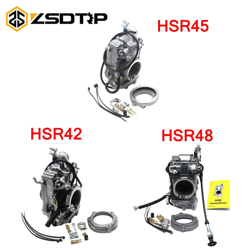 ZSDTRP MIKUNI HSR42 TM42/45/48 HSR45 HSR48 42/45/48 мм ускоритель насос насосная станция карбюратор арматура карбюратора для детей на возраст от 4 600cc-900cc мотоцикла Harley