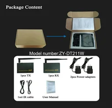 2.4/5.8GHZ 330ft WIFI + Loop Out + IR + HDMI Signal Over Wireless Extender 1080P Wireless HDMI Video Transmitter Sender Receiver
