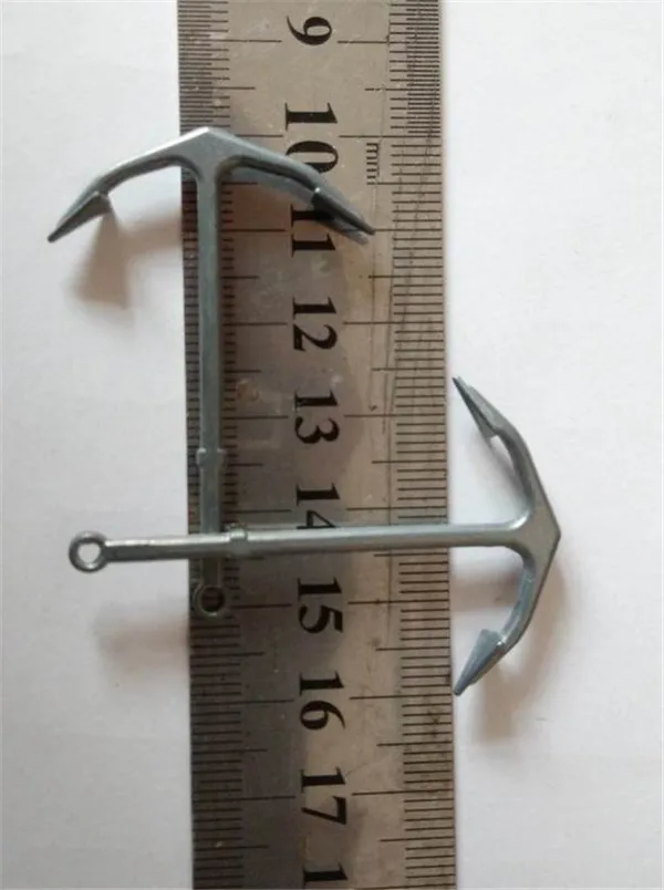 

ancient sailing boat model accessories Zinc Alloy anchor Length 51mm model