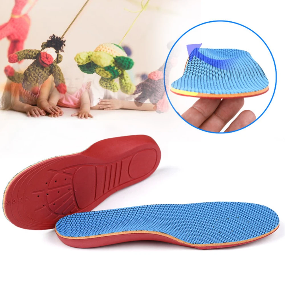 

3D Orthopedic Insoles flat feet for children and Children Arch Support insole for X-Legs child orthopedic shoes foot care Drop