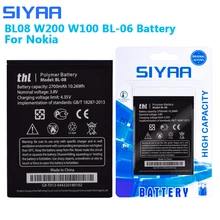 SIYAA BL08 W200 W100 BL-06 Батарея для THL 2015A W200 W200S W200C T6S T6 Pro W100 W100S BL 08 BL06 литий-ионная аккумуляторная батарея