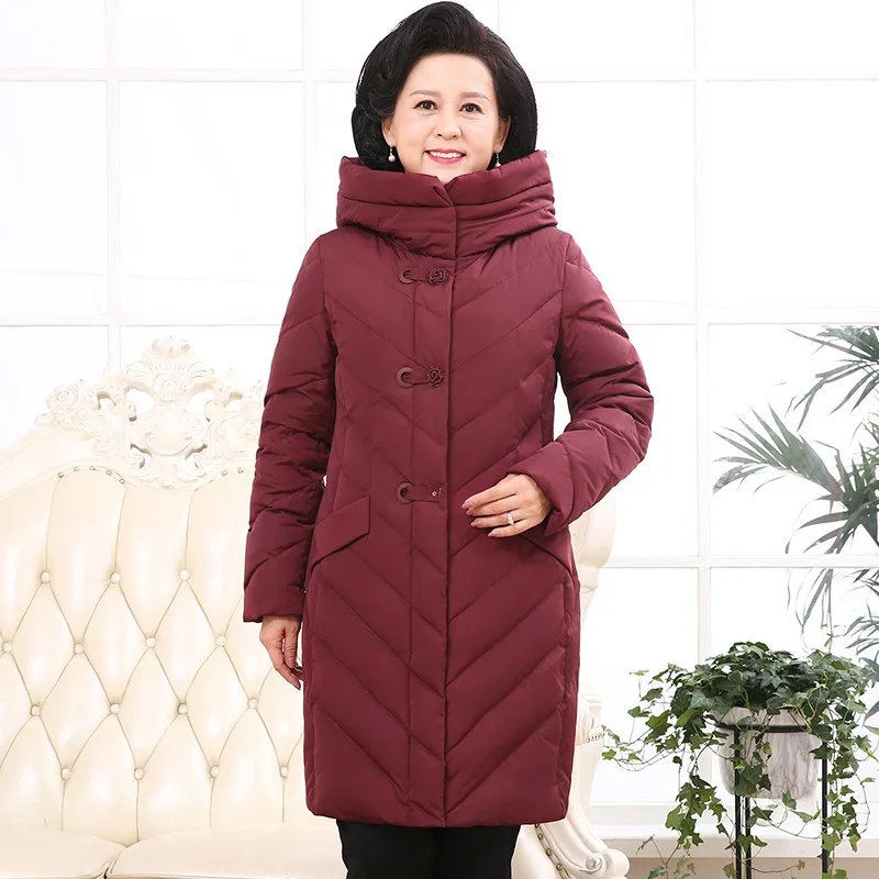 Women's Winter Jackets Ms. Long Section Thick Large Size Winter Jacket Women  2019 Winter New Down Jacket Loose Jacket XL--5XL (10)