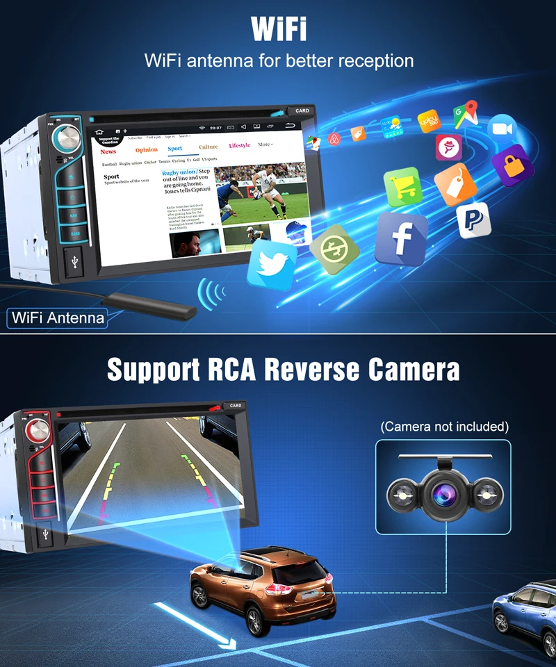 Cheap Pumpkin 2 Din 6.2