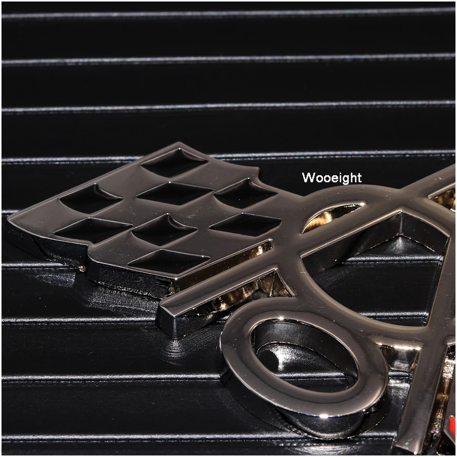 Wooeight 3D Metal V8 Emblem Badge American Flag Car Sticker Fender Tailgate Styling For Ford Chevrolet Keychain Trunk Key Ring  (2)