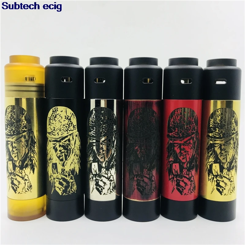 Новый стиль тонкий кусок мод с Carnage RDA модов комплект Боковая кнопка огня латунь