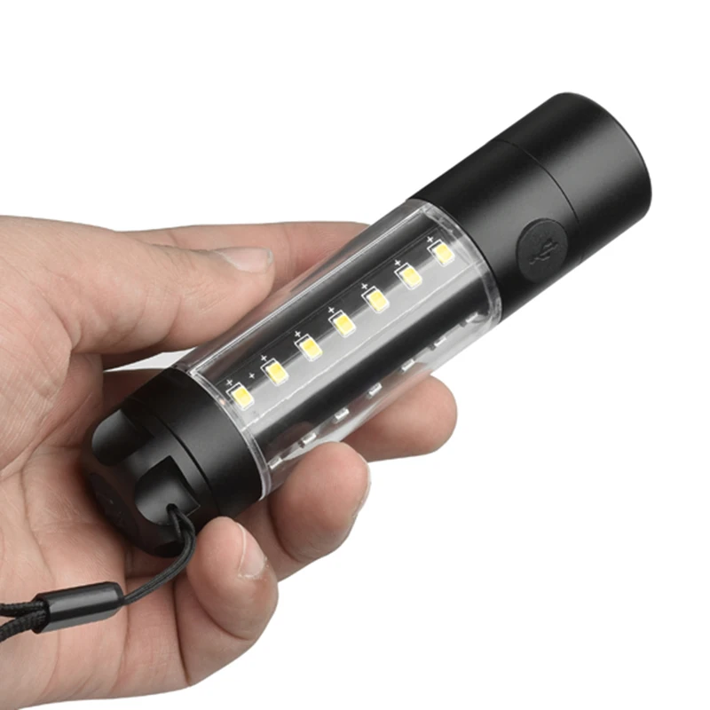 Litwod Z203509 светодиодный фонарик 8000LM T6 + COB Водонепроницаемый Факел Кемпинг