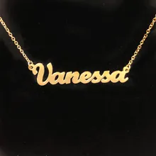 Пользовательское имя ожерелье s девочка имя ожерелье из нержавеющей стали персонализированное Имя Ювелирные изделия подружки невесты Подарок для ребенка подарок для нее