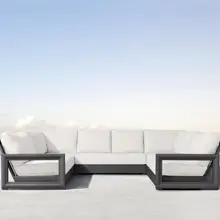 Новое поступление открытый сад алюминия патио раскладной диван наборы мебели