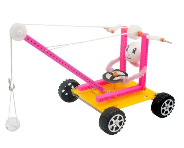

Elevator Lifter Crane Gear Mechanical Engineering Building Blocks Assembled DIY Bricks Learning Toys