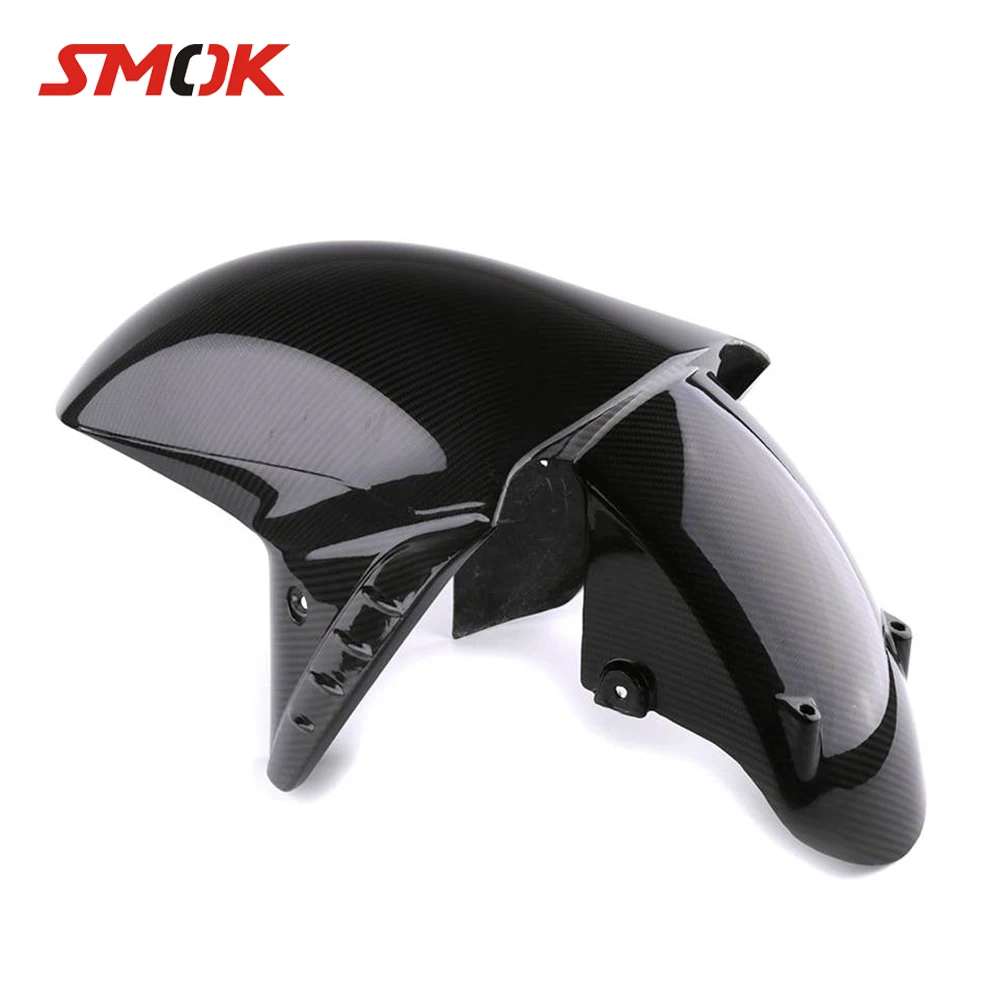 

SMOK Motorcycle Carbon Fiber Front Fender Splash Mud Dust Guard Mudguard For Kawasaki ZZR 1400 ZZR1400 ZX 14R ZX14R 2006-2015