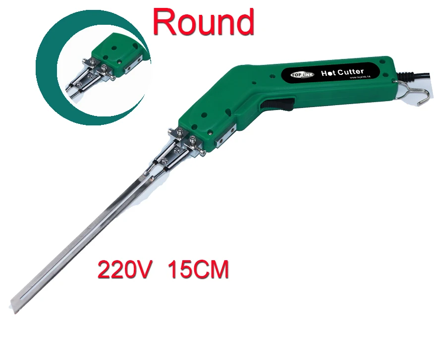 Электрический нож для резки губки из пены, профессиональное оборудование для термической резки 15 см или 20 см - Цвет: 220v 15 cm Round