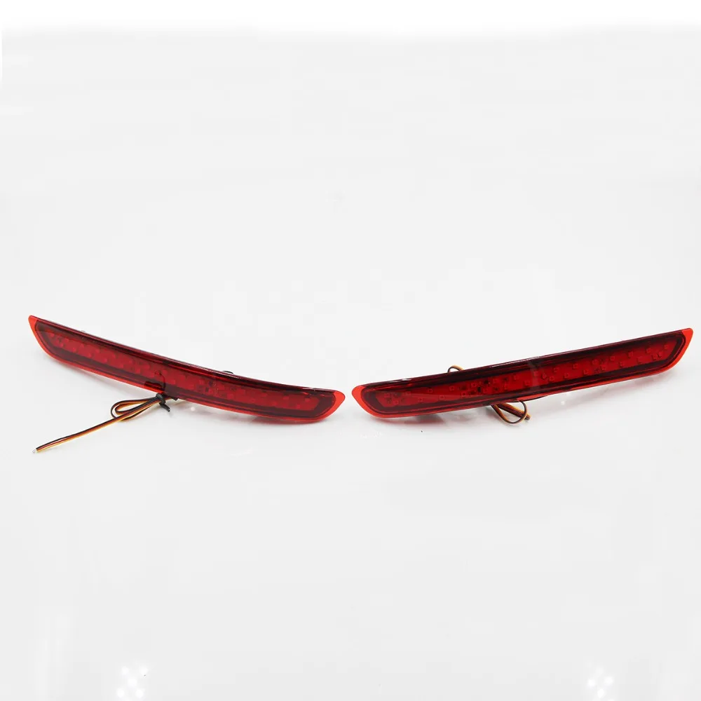 

LED Rear Bumper Light Rear Fog Lamp Auto Bulb Brake Light Reflector Light for Toyota Innova 2016 2pc