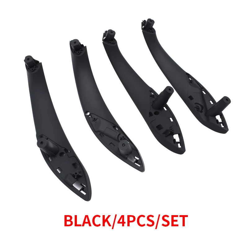 Carbon Fiber Interior Door Pull Handle inside Trim For BMW 3 4 series F30 F31 F32 F33 F34 F35 F36 F80 F82 F83 2013 - Название цвета: Black 4pcs Set