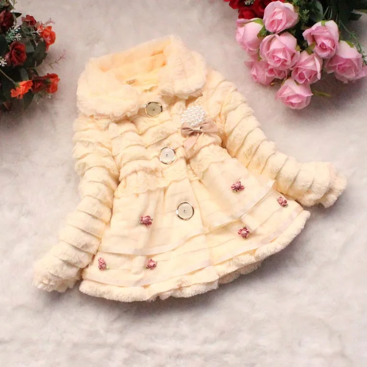 Осенне-зимняя одежда детская верхняя одежда, платье, куртка леопардовое пальто с воротником из искусственного лисьего меха для девочек Розничная, одежда с бантом