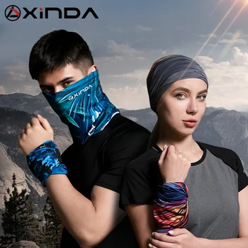 

XINDA Camouflage Printing Cycling Multifunctional Bandana Headband Magic Face Scarf Seamless Scarf Unisex Scarves Face Shield