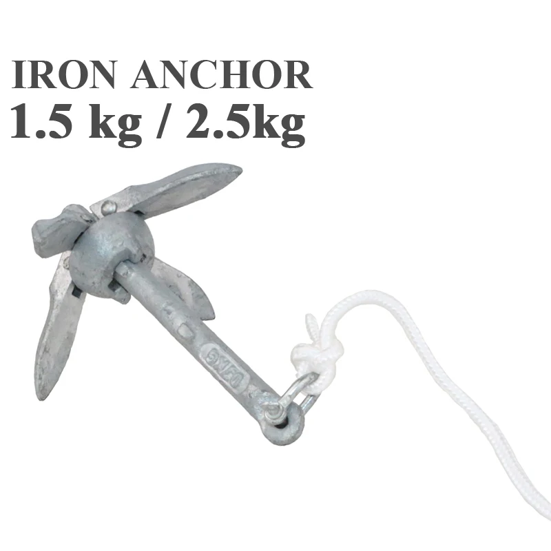 Buy metal anchor for fishing boat PVC inflatable boat