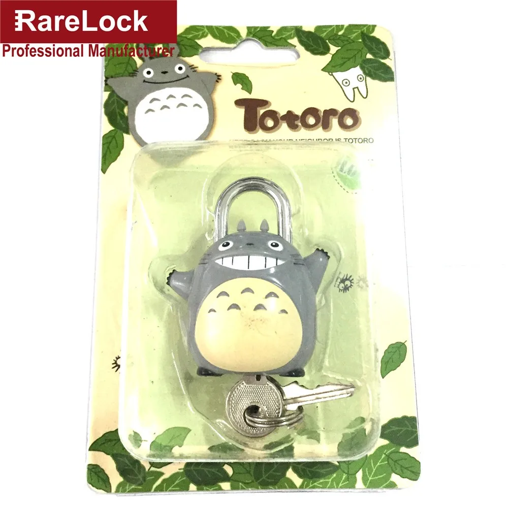 Rarelock мини-замок Тоторо Шиншилла замок такой же для мужчин и женщин пара с Путешествия Спорт багаж сумка Рюкзак Сумочка DIY f