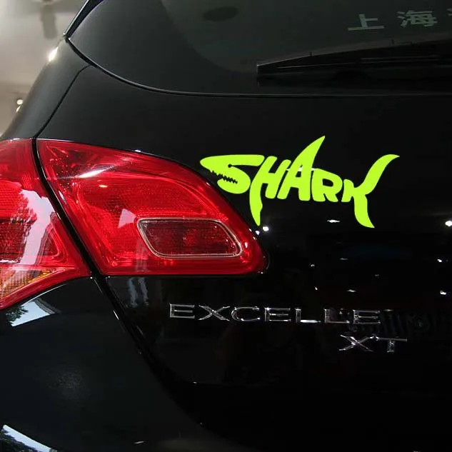 

Aliauto Car Accessories Shark Styling Car Sticker and Decal for Ford Focus Vw Skoda Polo Golf Peugeot Bmw Renault Kia Toyota