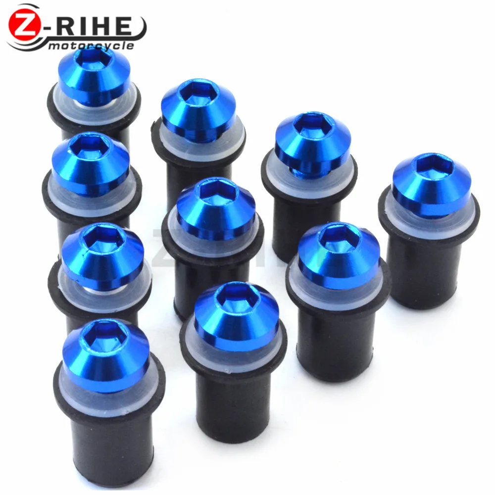 

for universal Screws Motorcycle Accessories CNC aluminum Fairing Bolt Screw Fastener Fixation For MV Agusta F3 675 AGUSTA F3 67