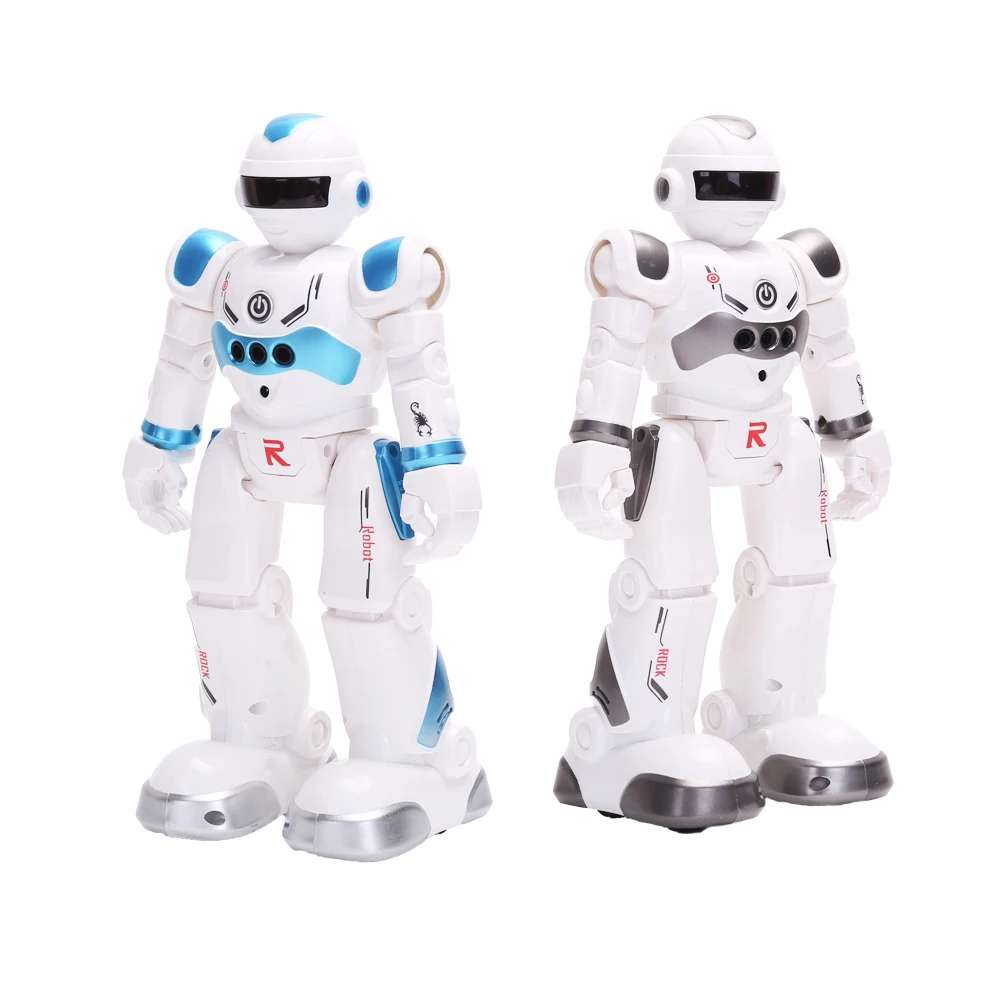 

Robot USBToy Electric Remote Control Robot Singing and Dancing Gesture Control Remote Control Robot Blue Gray For Chil