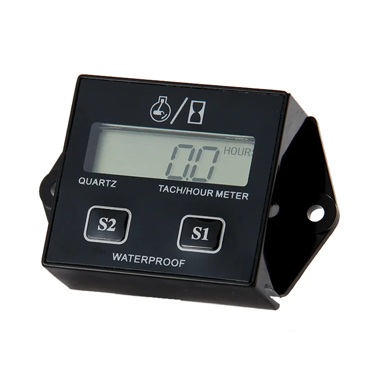 Waterproof Tachometer Hour Meter for Go Kart Quad Ski Tractor Mowerin
