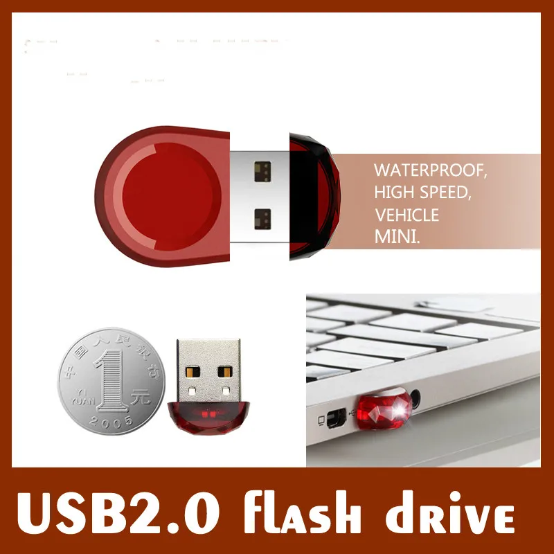 Купить Супер мини Прыжок крошечный USB Flash Drive Водонепроницаемый накопитель Usb палку Stick Memory Stick 4 GB 8 gb 16 Гб, 32 ГБ, 64 ГБ