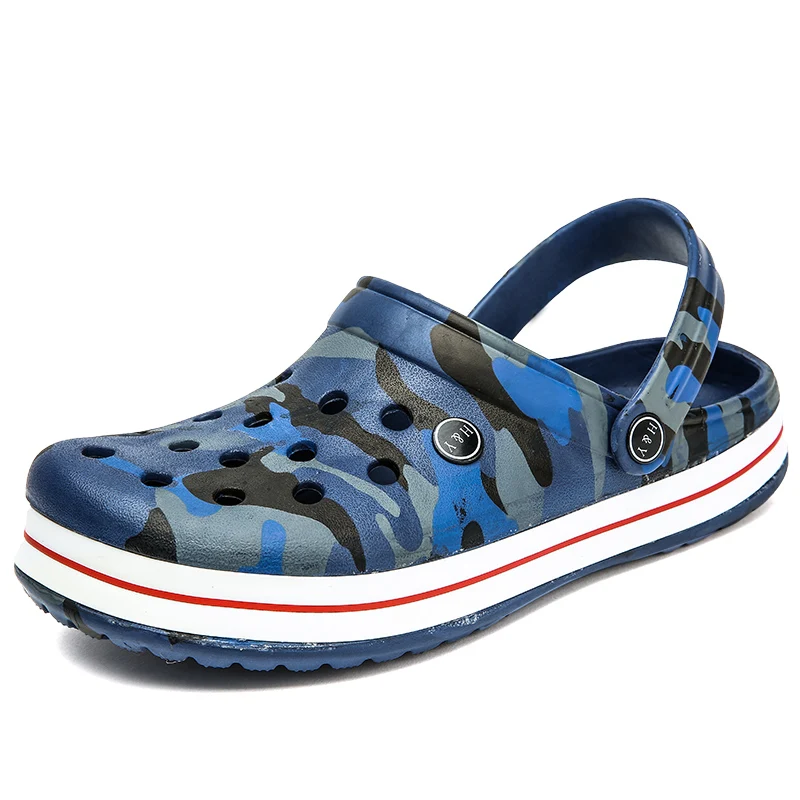 الرجال الصنادل حفرة الأحذية الذكور crocse السدادات Sandalias zapatos دي hombre الأحذية تمساح ساندليس الصنادل الرجال النعال sandalet جديد 2019