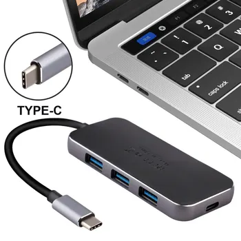 

7-in-1 USB Hub Multifunction USB C Hub with 4K Video USB 3.0 Ports Type C HUB For Macbook Pro Huawei P20 Pro