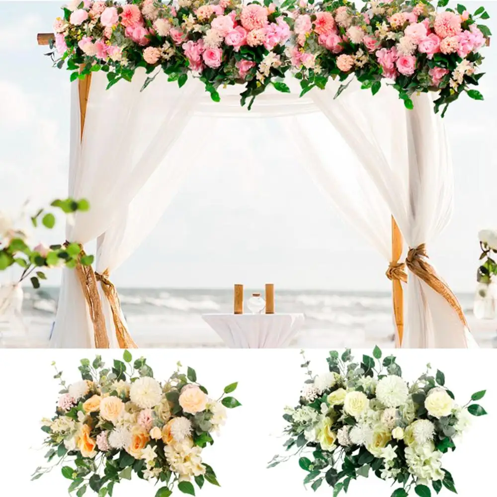 

Artificial Flowers Wedding Decor Fake Flower Cited Arched Door Shop Artificial Silk Flower for Home Decor Wedding Party Supplies