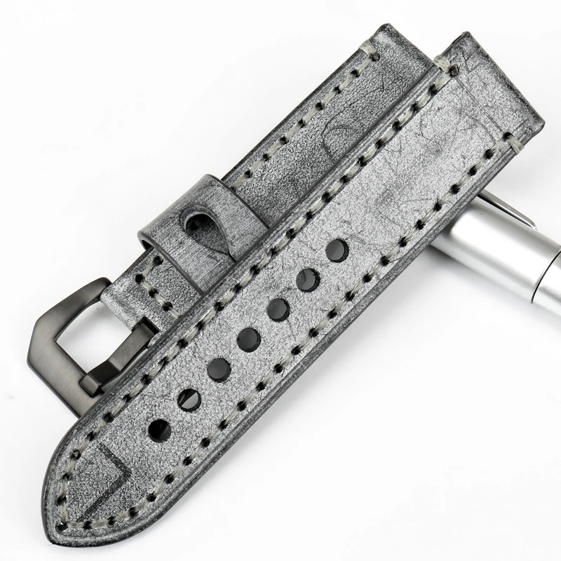 Ремешок кожаный для наручных часов 22/24 мм|watch band|leather watchbandwatchband 22mm |