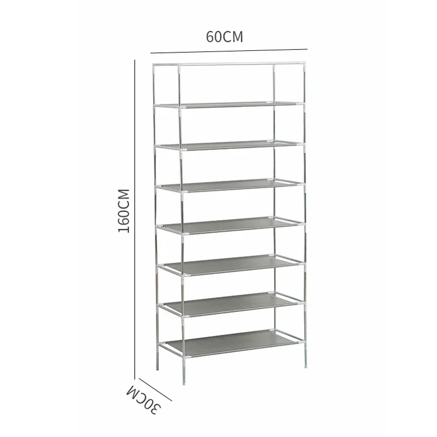 Многослойная обувь стойки нетканых материалов сталь трубы легко установить дома обувной шкаф полка 12 созвездий хранения Органайзер компактные