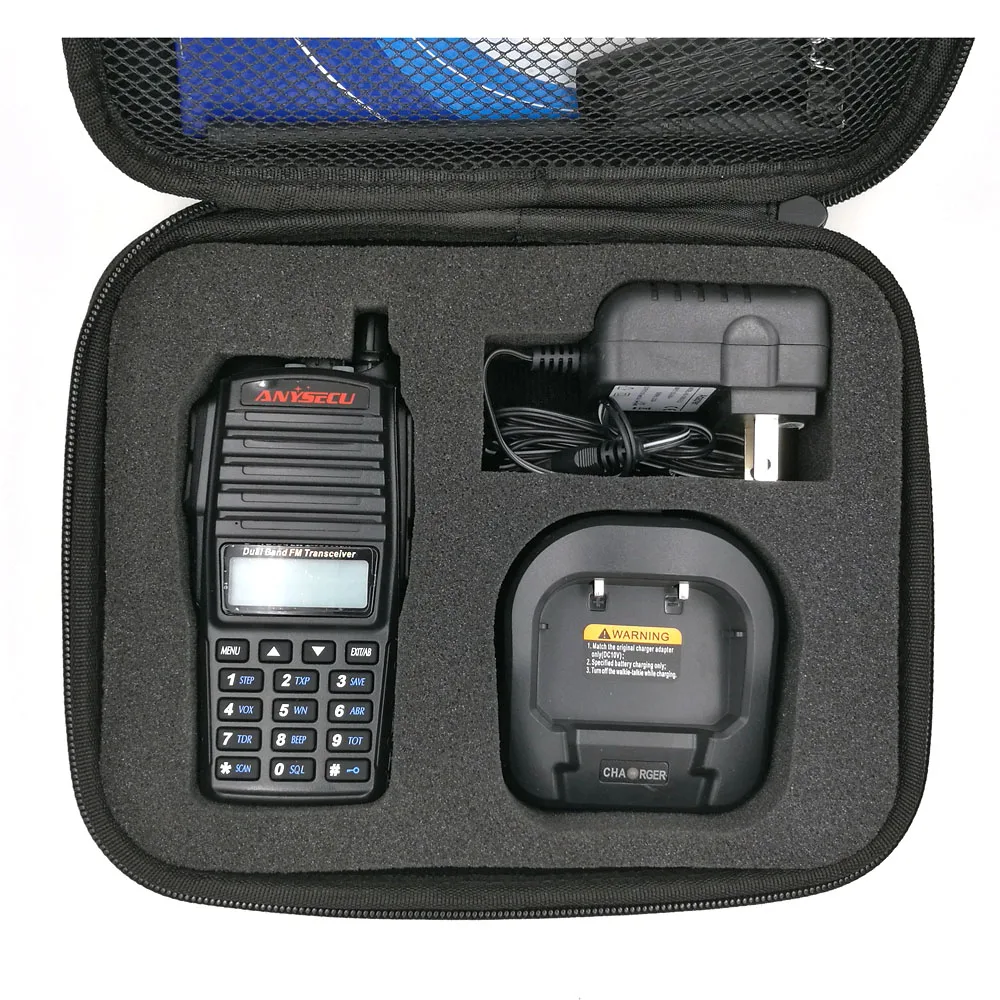 Bolsa de Transporte para Rádio de Duas Vias para Baofeng Bolsa de Mão para Viagem Caixa de Caixa Walkie Talkie Uv-5r Uv5r Uv-82 uv 82 5 82 UV-5R uv5r, bolsa de mão para viagem caixa de caixa