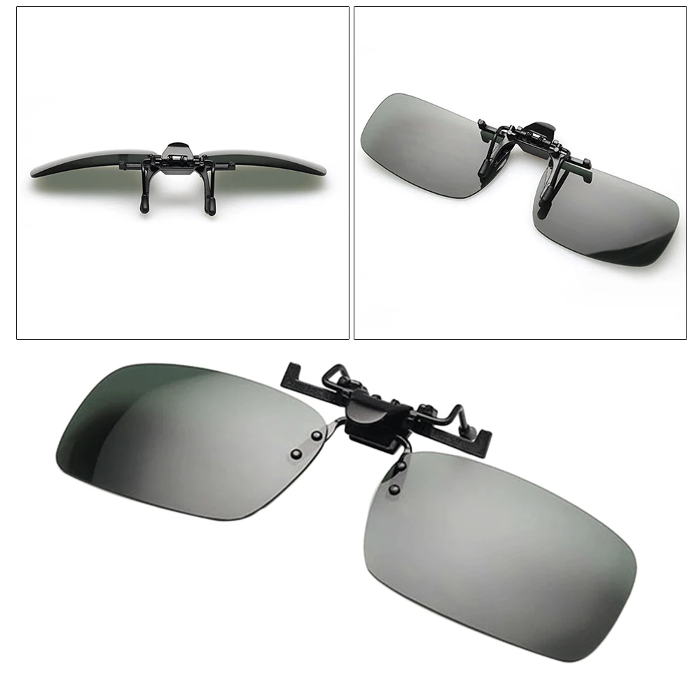 Поляризованные солнцезащитные очки унисекс с зажимом для вождения, очки ночного видения, линзы из смолы, очки для ночного вождения, 4 размера, оправа A30